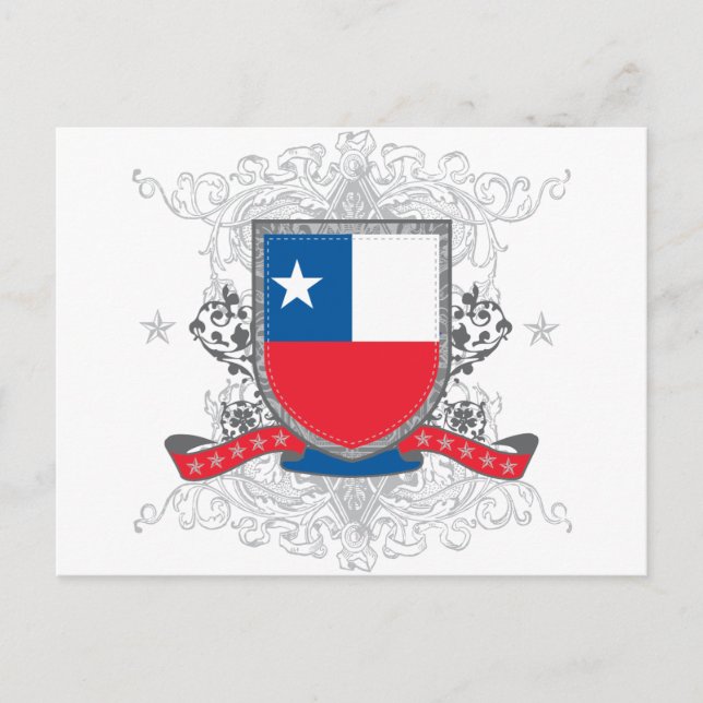 Postal Escudo de Chile (Anverso)