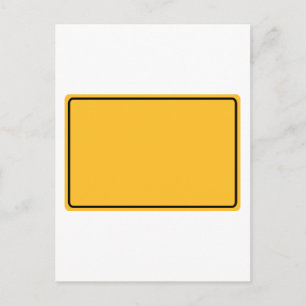 Postal Escudo de ciudad para texto propio