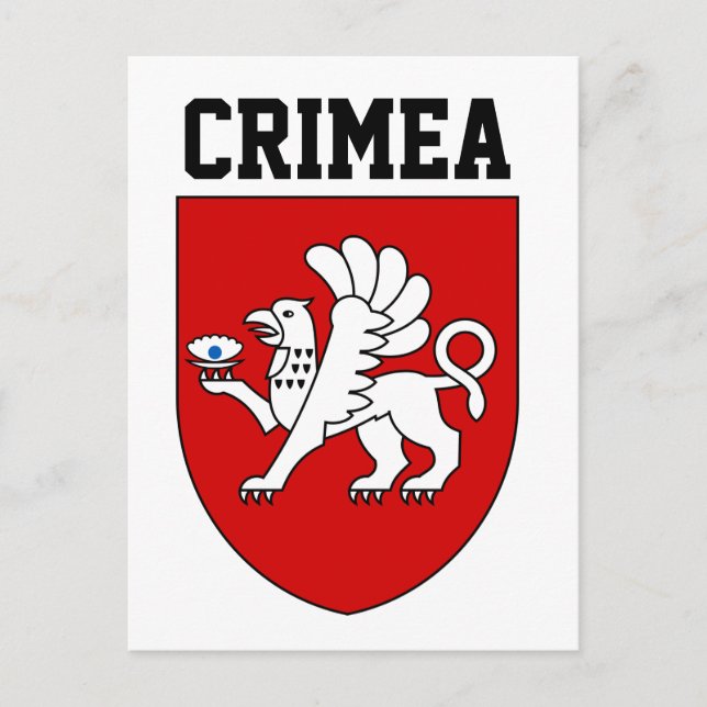 Postal Escudo de Crimea (Anverso)