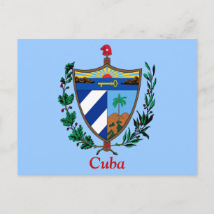 Postal Escudo de Cuba