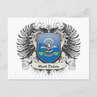 Postal Escudo de Dakota del Norte