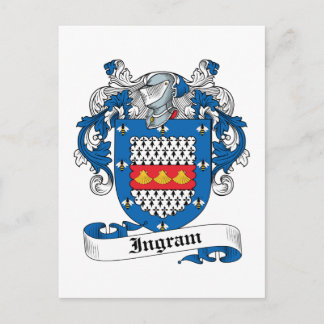 Postal Escudo de familia Ingram