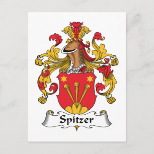 Postal Escudo de familia Spitzer