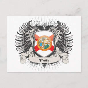 Postal Escudo de Florida