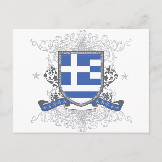 Postal Escudo de Grecia (Anverso)