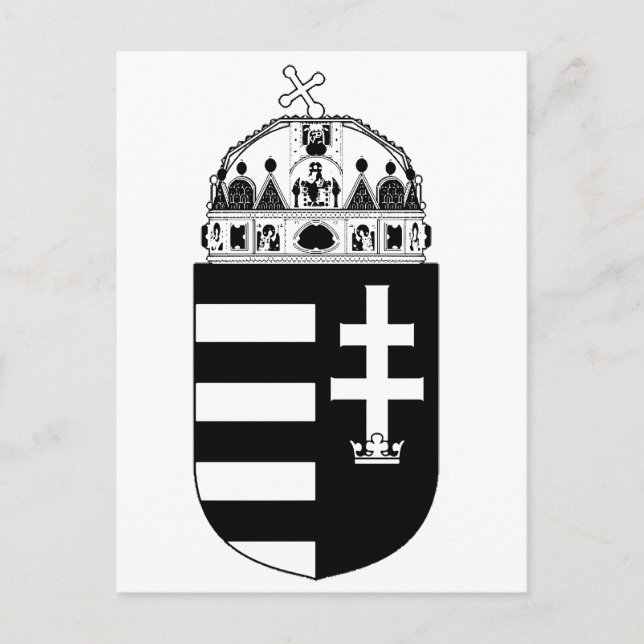 Postal Escudo de Hungría (Anverso)