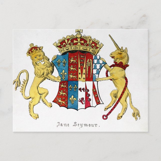 Postal Escudo de Jane Seymour (Anverso)