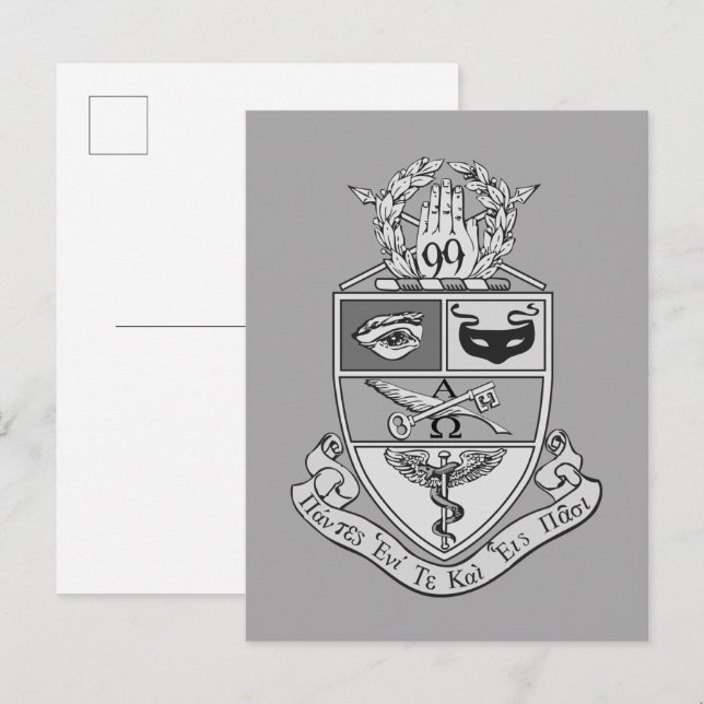 Postal Escudo de Kappa Psi (Anverso / Reverso)