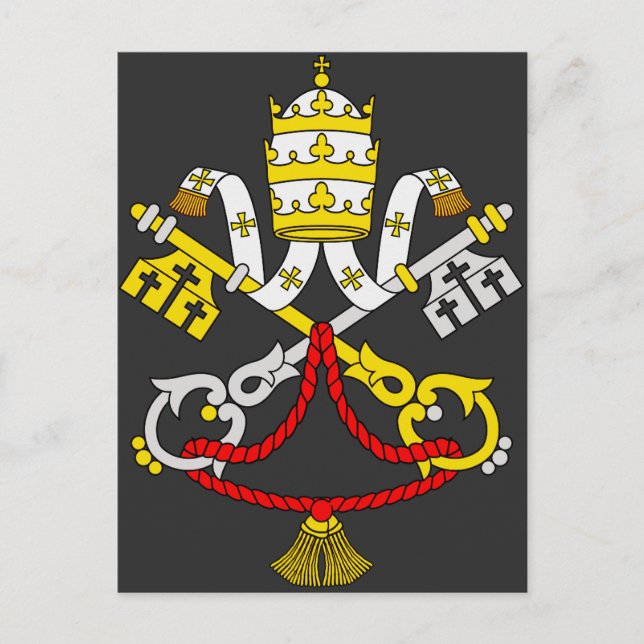Postal Escudo de la Ciudad del Vaticano (Anverso)
