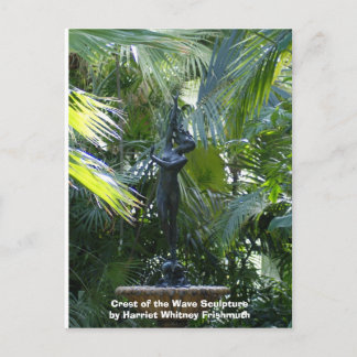 Postal Escudo de la escultura de la onda