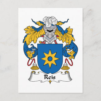 Postal Escudo de la familia de Reis