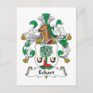 Postal Escudo de la familia Eckart