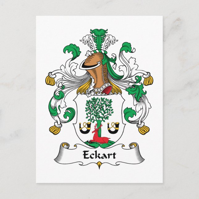 Postal Escudo de la familia Eckart (Anverso)