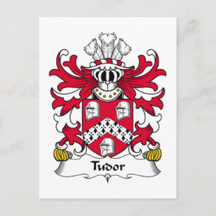 Postal Escudo de la familia Tudor