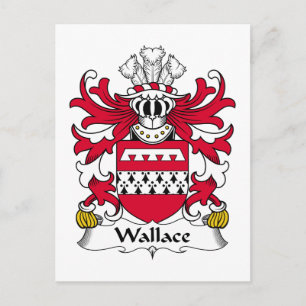 Postal Escudo de la familia Wallace
