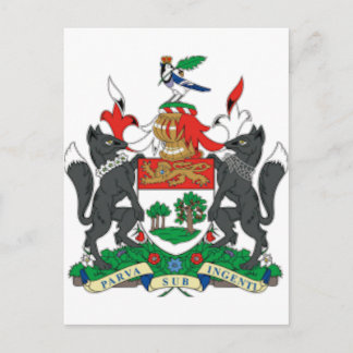Postal Escudo de las Islas del Príncipe Eduardo (Canadá)