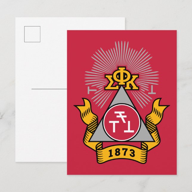 Postal Escudo de Phi Sigma Kappa (Anverso / Reverso)