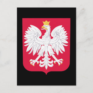 Postal Escudo de Polonia