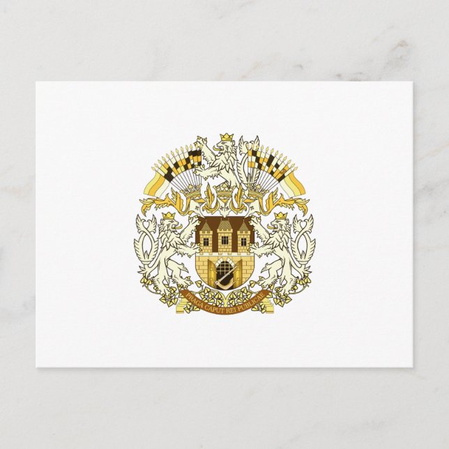 Postal Escudo de Praga (Anverso)