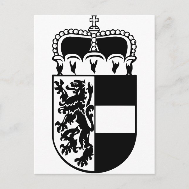 Postal Escudo de Salzburgo (Anverso)