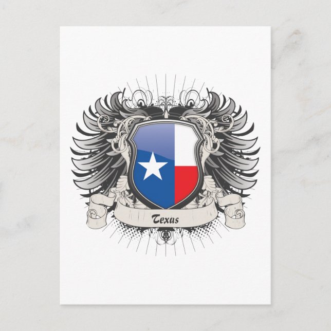 Postal Escudo de Texas (Anverso)
