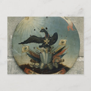 Postal Escudo de un oficial prusiano, 1764
