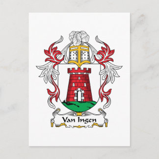 Postal Escudo de Van Ingen Family