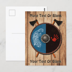 Postal Escudo de vibración y ejes