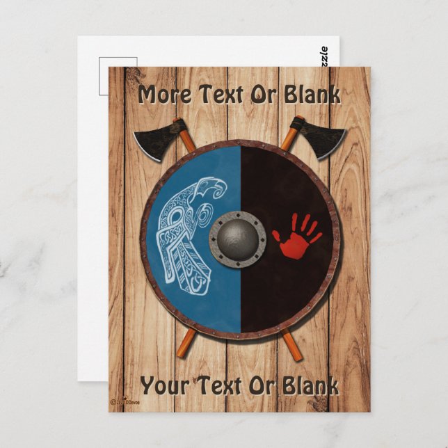 Postal Escudo de vibración y ejes (Anverso / Reverso)