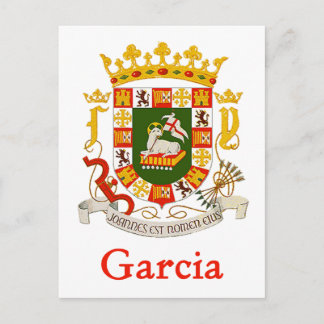 Postal Escudo García de Puerto Rico
