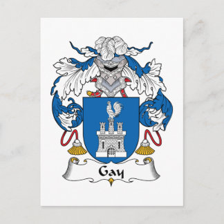 Postal Escudo gay de la familia