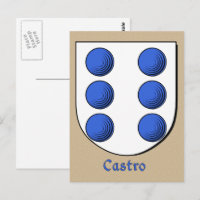 Escudo Heráldico Ancestral Castro