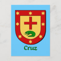 Escudo heráldico de la familia Cruz