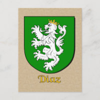 Escudo heráldico de la familia Diaz