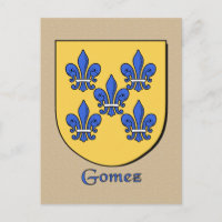 Escudo heráldico de la familia Gómez