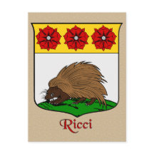 Escudo heráldico de la familia Ricci