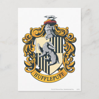 Postal Escudo Hufflepuff