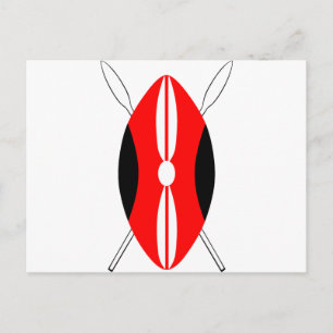 Postal Escudo Maasai keniano