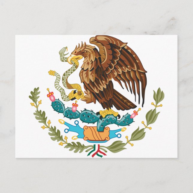 Postal Escudo Nacional de México (Anverso)