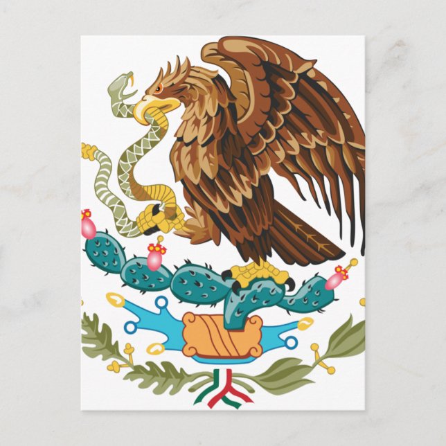 Postal Escudo Nacional de México (Anverso)