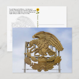 Postal Escudo Nacional de México, Ensenada, BC -