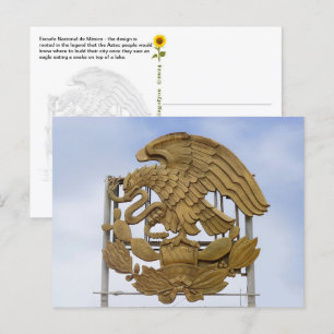 Postal Escudo Nacional de México, Ensenada, BC -