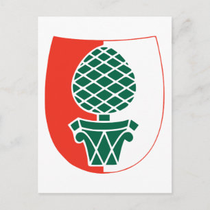 Postal Escudo Oficial de Armas de Augsburgo Alemania Hera