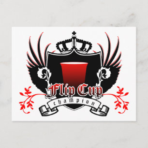 Postal escudo real campeón de la copa flip
