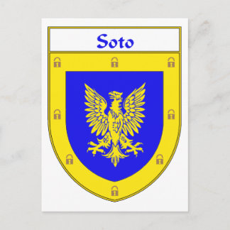 Postal Escudo Soto de armas/reposo familiar