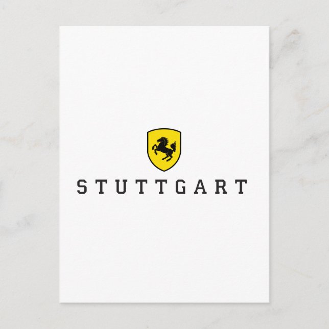 Postal Escudo Stuttgart (Anverso)