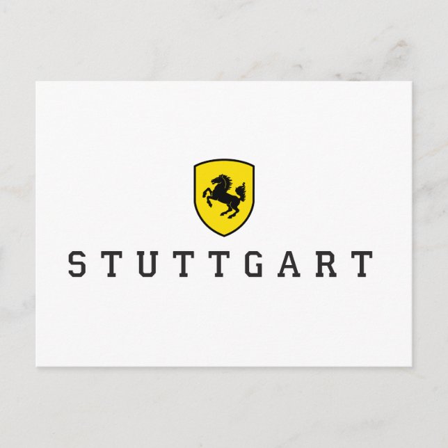Postal Escudo Stuttgart (Anverso)