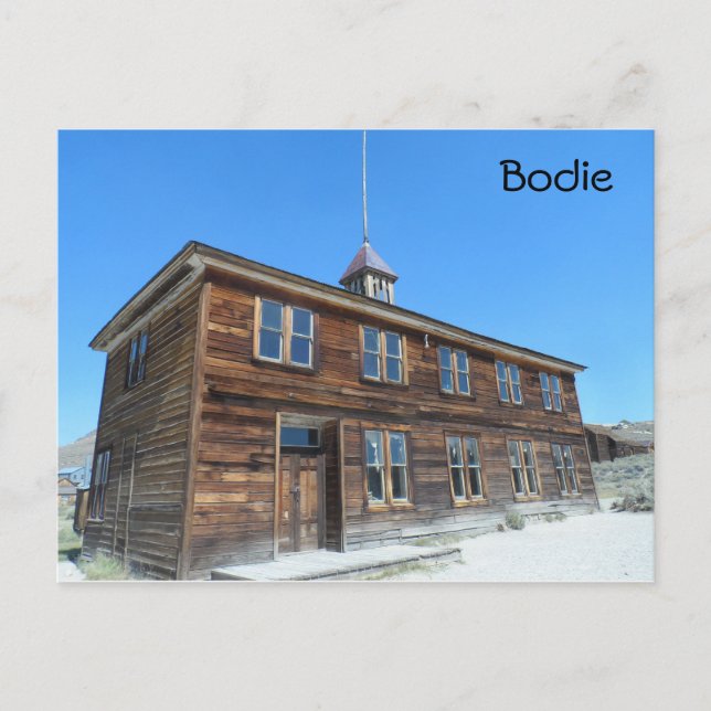 Postal Escuela Bodie, CA (Anverso)