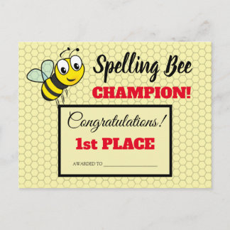 Postal Escuela Campeona del Primer Lugar del Premio de de
