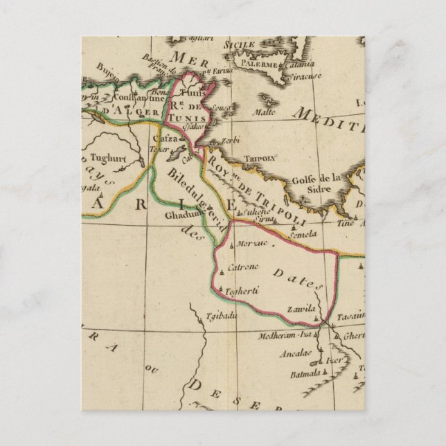 Postal Escuela de África (Anverso)